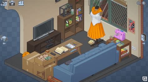 And so, in front of you is a large box with personal belongings from the past housing, take out everything and place in their places. . Unpacking game free download